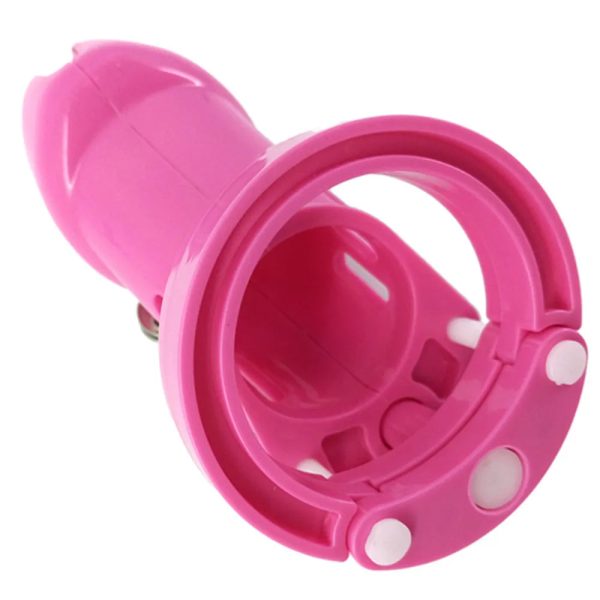 Sex Toys CB6000 Male Chastity Device Cock Cage With 5 Size Rings Brass Lock - Image 6