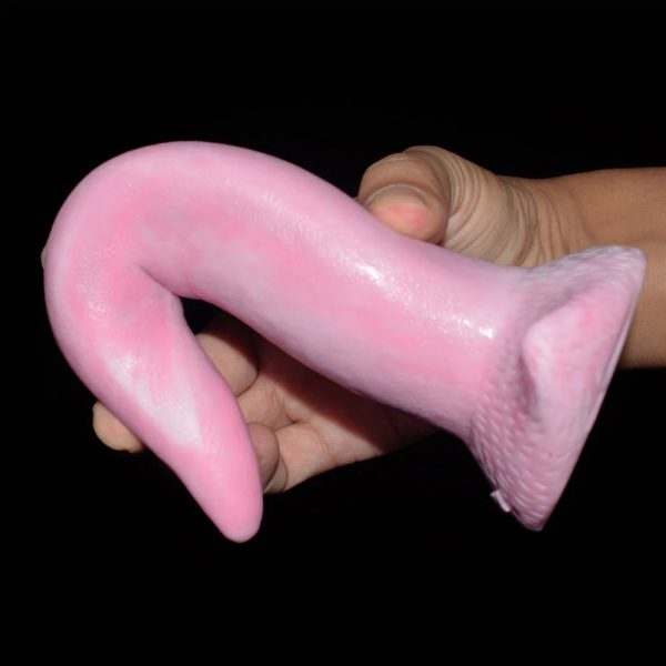 New Anal Plug Realistic  Skin Feel Tongue Butt Plug G-Spot - Image 4