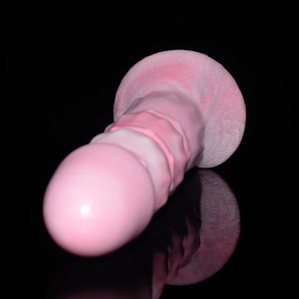 Pink Huge Anal Beads Butt Plug G-Spot Sex Toy For Women Men Soft Liquid - Image 3