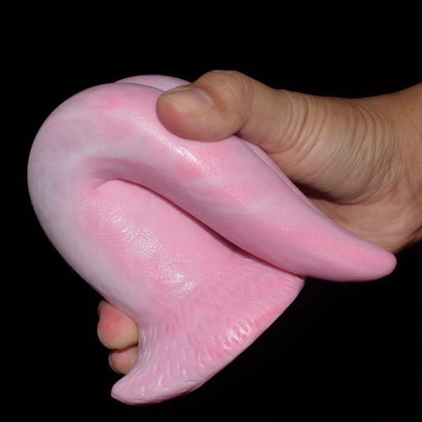 New Anal Plug Realistic  Skin Feel Tongue Butt Plug G-Spot - Image 5