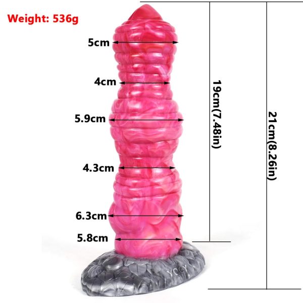 Hurricane Anal Huge Dildo Silicone Soft Adult Sex Toy For Women - Image 2