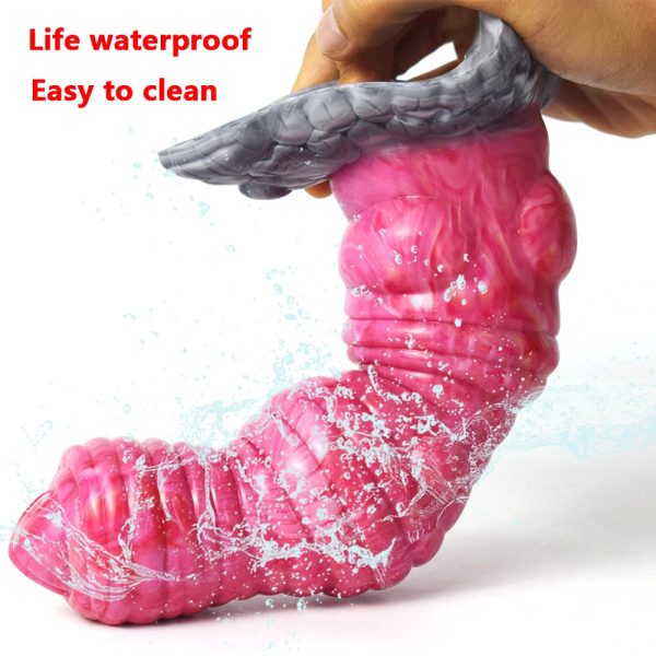 Hurricane Anal Huge Dildo Silicone Soft Adult Sex Toy For Women - Image 3