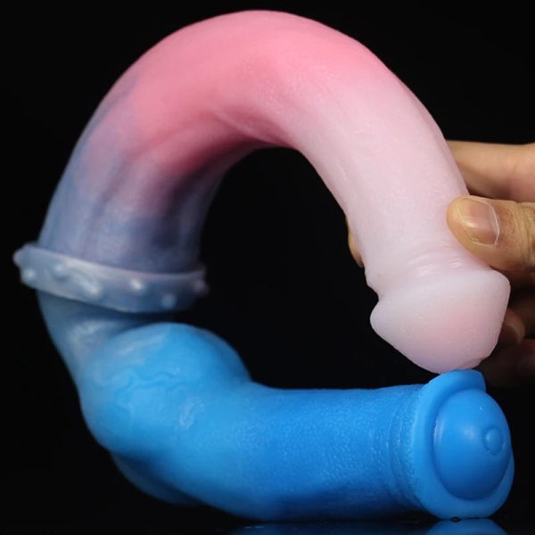 40CM Super Long Double Head Horse And Dog Combination Kont Dildo - Image 3