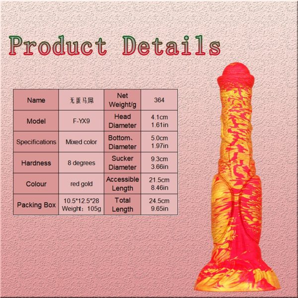 Realistic Multicolor Silicone Dildo - Image 8