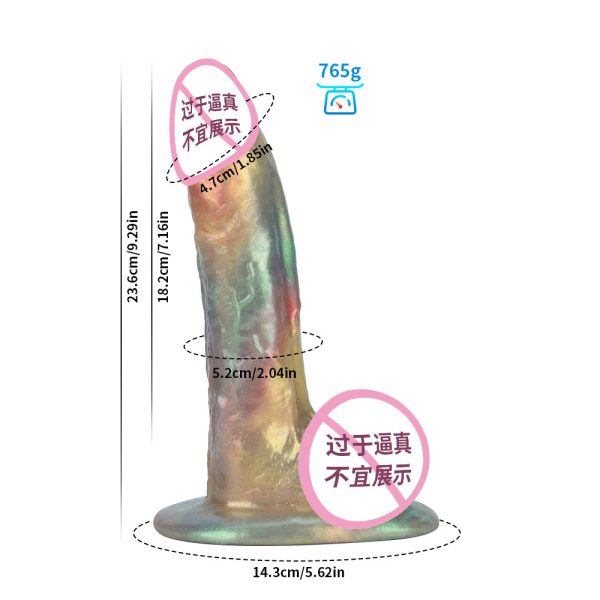 Rainbow Fantasy Dragon Dildo - Image 8