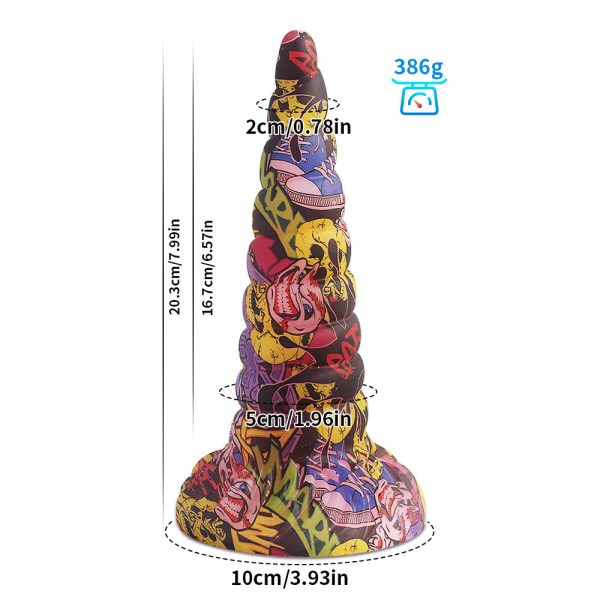 Vibrant Silicone Anal Toy - Image 8
