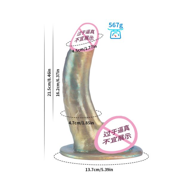 Rainbow Fantasy Dragon Dildo - Image 5
