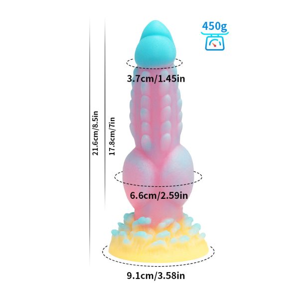 Unisex Thick Silicone Plug - Curved Design for Dual G-Spot & Prostate Stimulation - Image 7