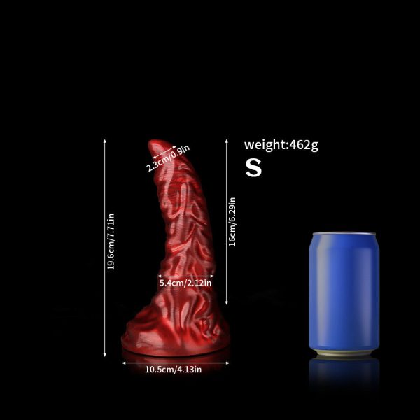 Extra Girthy Fantasy Dildo - Soft Liquid Silicone for Stretching & Fullness - Image 6