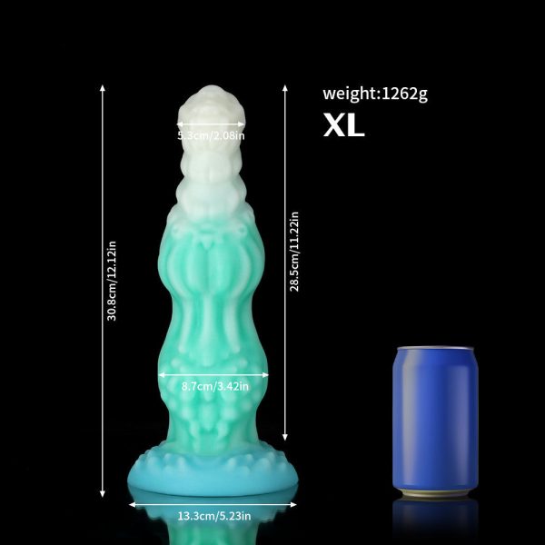 Platinum Silicone Fantasy Dildo - Image 9