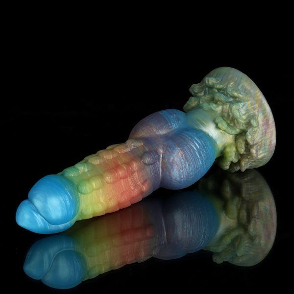 Multicolor Fantasy Silicone Dildo - Image 2