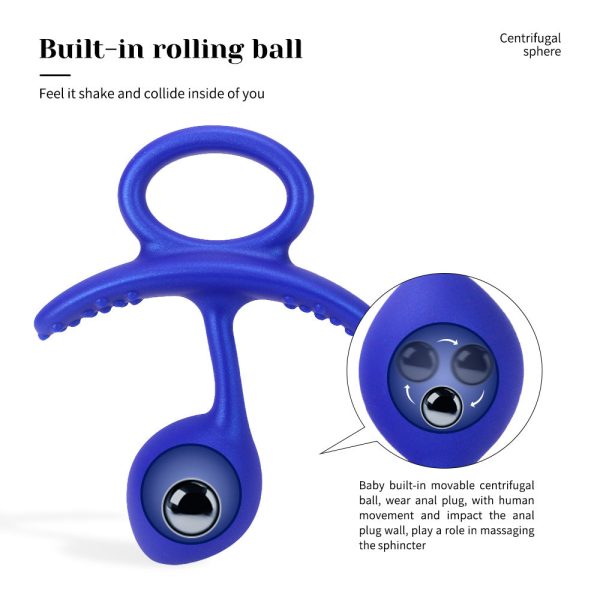 Textured Bead Anal Trainer - Graduated Silicone Plug for Progressive Stimulation - Image 2