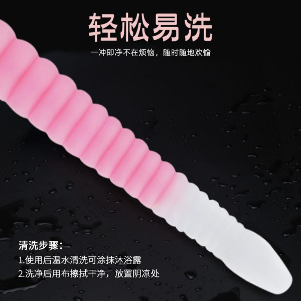 Long Tail Liquid Silicone Anal Plug - Wearable Butt Plug for Stealthy Outdoor Play - Image 4