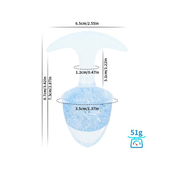 Liquid Silicone Crystal Butt Plug - Image 27