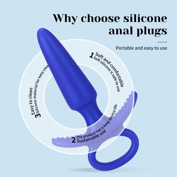 Premium wearable silicone Long Anal Plug - Image 3