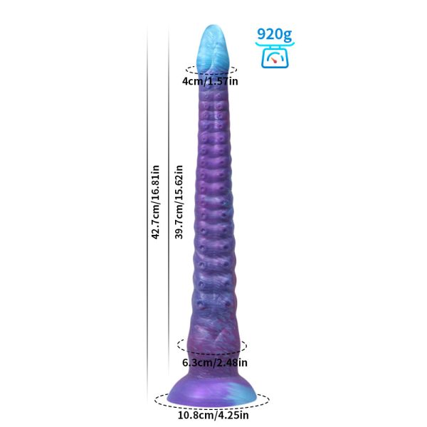 Multi-Use Glowing Tentacle Toy - Flexible Silicone Dildo for Deep Penetration & BDSM Play - Image 13