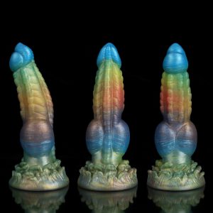 Multicolor Fantasy Silicone Dildo
