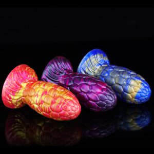 Giant Textured Silicone Massager - Thick, Realistic Design for Deep Stimulation