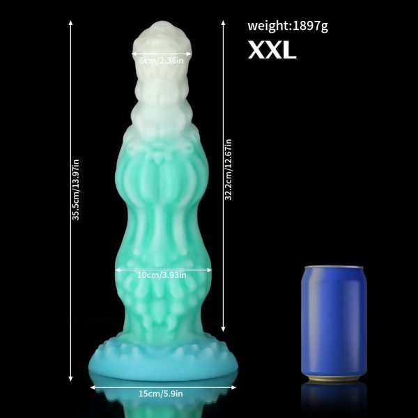 Platinum Silicone Fantasy Dildo - Image 10