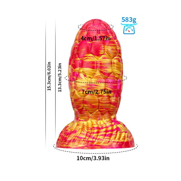 Giant Textured Silicone Massager - Thick, Realistic Design for Deep Stimulation - Image 7
