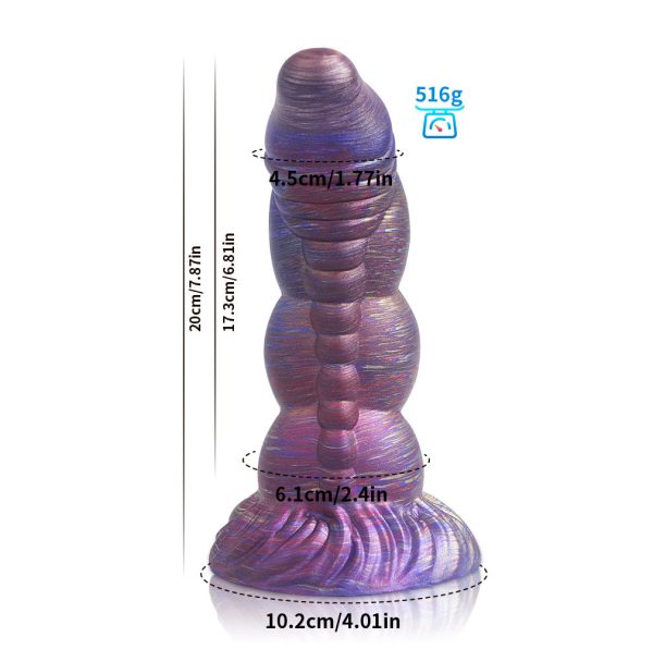 Body-Safe Silicone Anal Trainer - Curved Design for P-Spot Stimulation & Fullness Sensation - Image 9