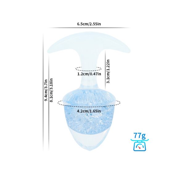 Liquid Silicone Crystal Butt Plug - Image 28