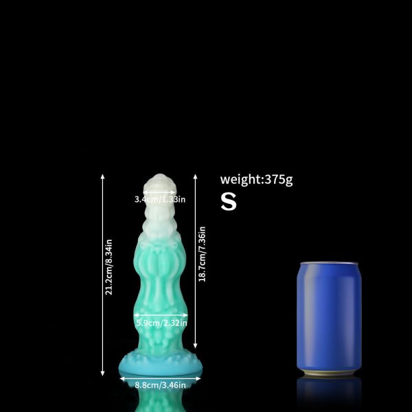 Platinum Silicone Fantasy Dildo - Image 6