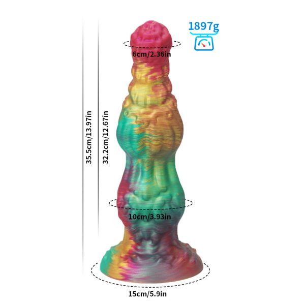 Artisan Liquid Silicone Stallion Massager - Ultra-Soft & Body-Safe Animal-Inspired Design - Image 10