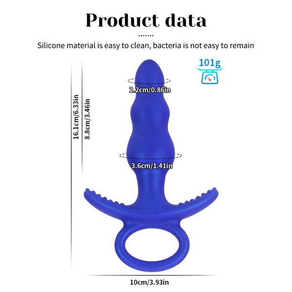 Anal Beads Pleasure Toy - Stretching Training Beaded Butt Plug for Women & Couples - Image 6
