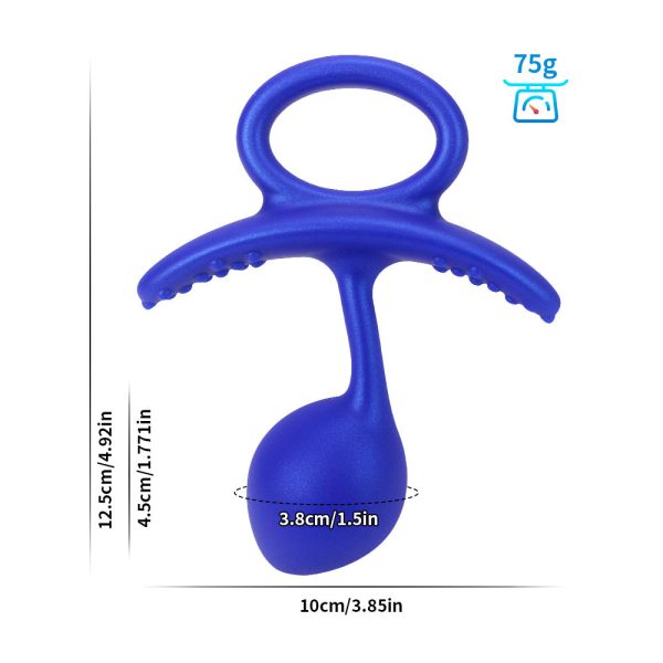 Textured Bead Anal Trainer - Graduated Silicone Plug for Progressive Stimulation - Image 6
