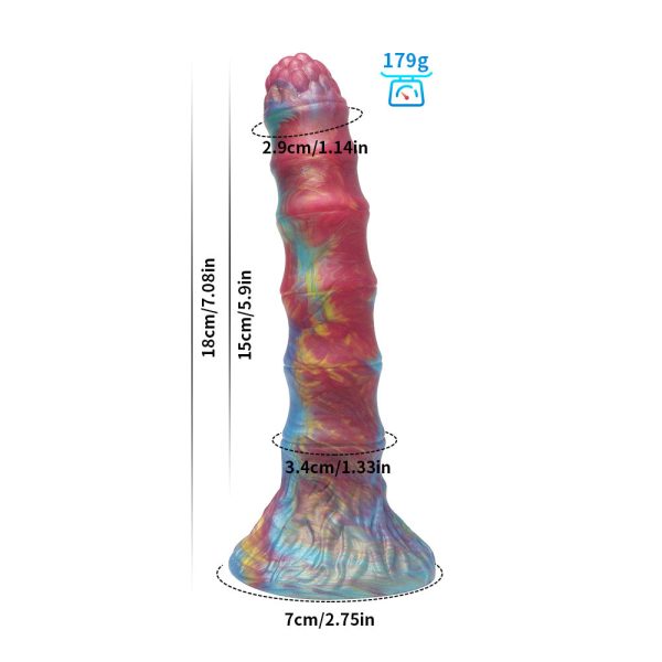 Luminous Alien Dildo - Giant Flexible Silicone Anal Trainer for Women - Image 11