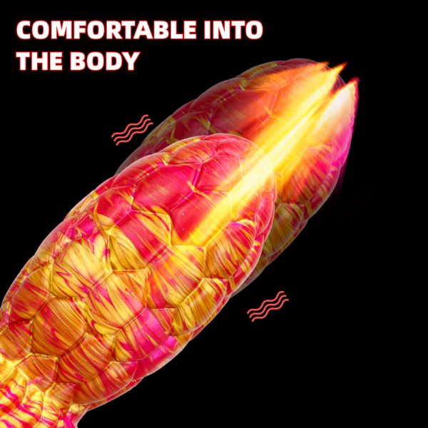 Giant Textured Silicone Massager - Thick, Realistic Design for Deep Stimulation - Image 4