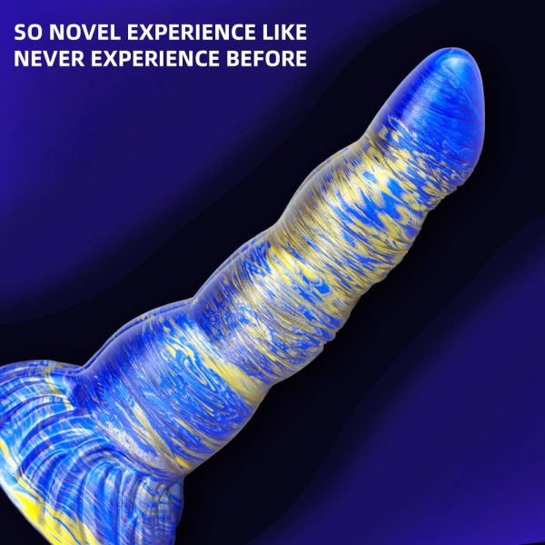 Ultra-Soft Fantasy Silicone Dildo - Handheld Realistic Pleasure Toy with Suction Cup Base - Image 2
