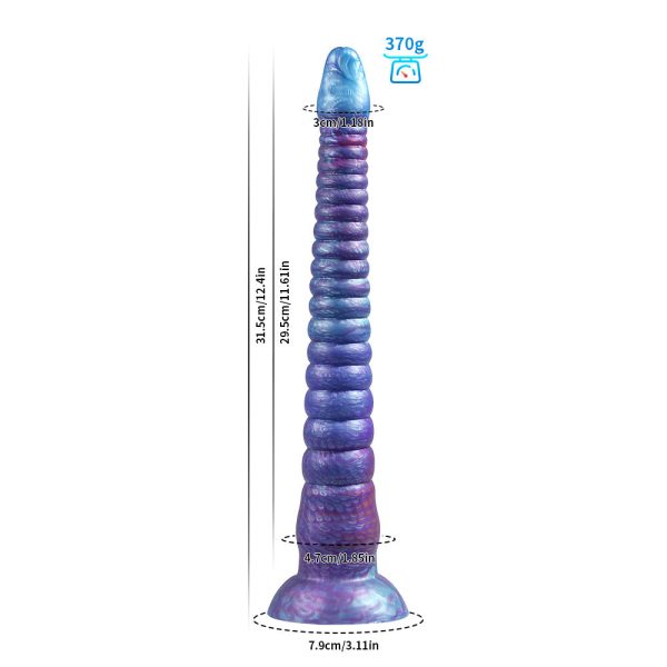 Multi-Use Glowing Tentacle Toy - Flexible Silicone Dildo for Deep Penetration & BDSM Play - Image 12