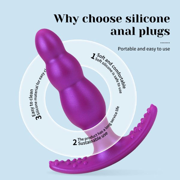 Hybrid Metal-Silicone Anal Expander - Dual Material Plug for Temperature Play & Comfort - Image 3