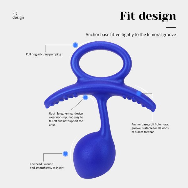 Textured Bead Anal Trainer - Graduated Silicone Plug for Progressive Stimulation - Image 3