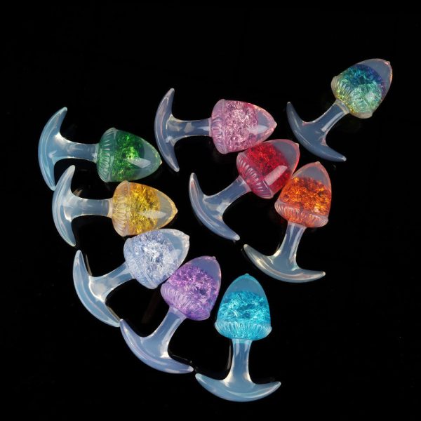 Liquid Silicone Crystal Butt Plug - Image 3