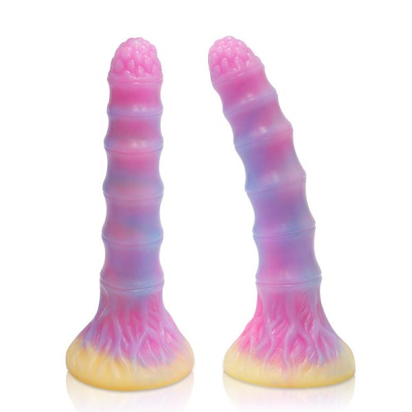 Glow-in-the-Dark Monster Dildo - Extra Long & Thick Realistic Silicone Cock - Image 5