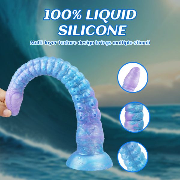 Lovecraftian Tentacle Silicone Plug - Fantasy Design Anal Stimulator for Men & Women - Image 3