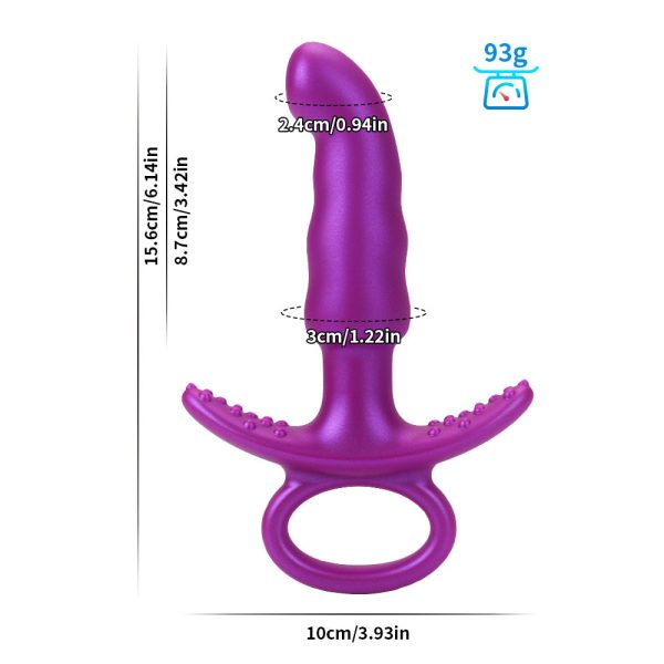 First Time Anal Plug - Smooth Silicone Starter Toy for Women with Comfortable T-Base - Image 6