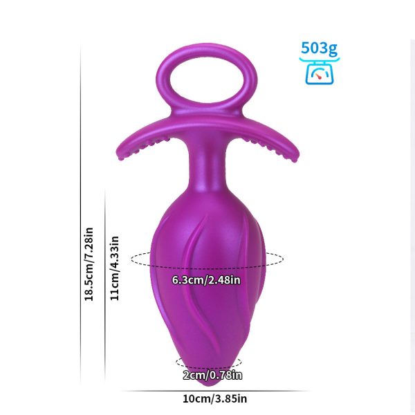Stimulating Anal Beads with Rolling Balls - Universal Silicone Butt Plug for Couples & Solo Play - Image 6