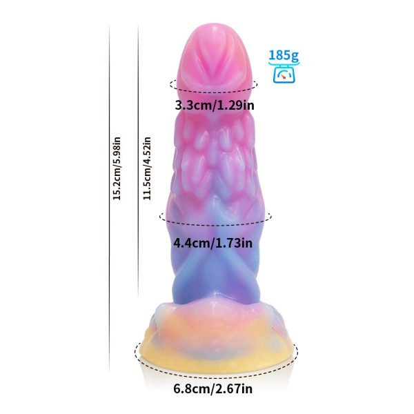 Viper Textured Silicone Plug - Unique Reptilian Pattern Anal Stimulator - Image 9
