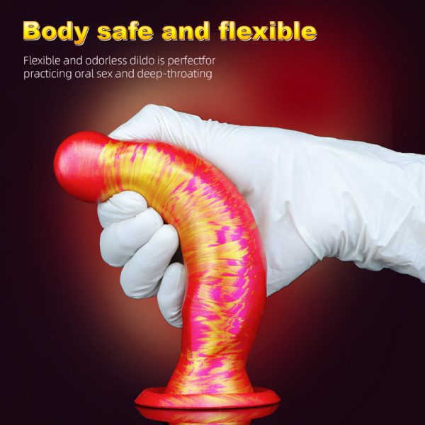 Multicolor Liquid Silicone Anal Plug - Image 4