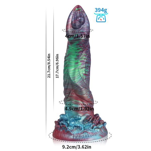 Realistic Multicolor Silicone Dildo - Image 7