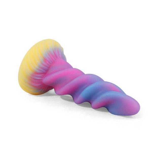 Fluorescent Spiral Fantasy Dildo - Image 4