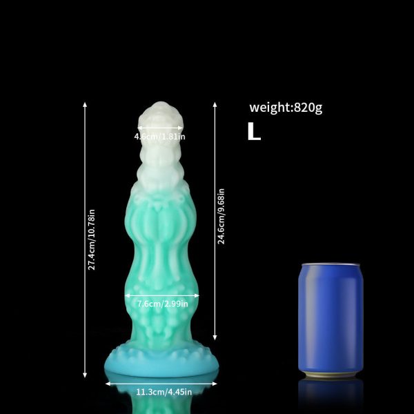 Platinum Silicone Fantasy Dildo - Image 8