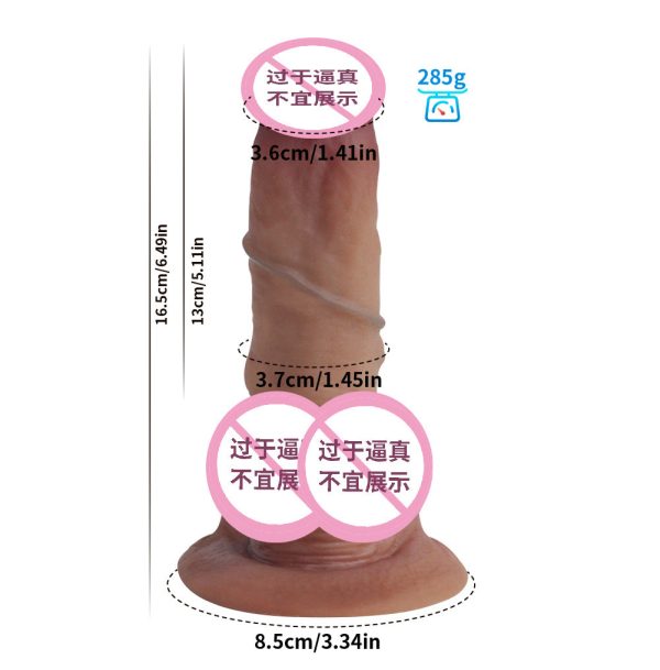 Thrusting-Compatible Silicone Dildo - Image 6
