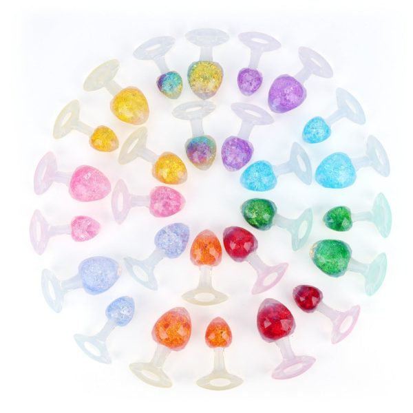 Platinum Silicone Crystal Anal Plug - Image 5