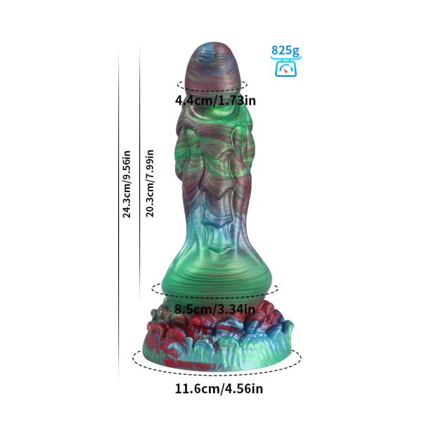Luminous Alien Dildo - Giant Flexible Silicone Anal Trainer for Women - Image 7