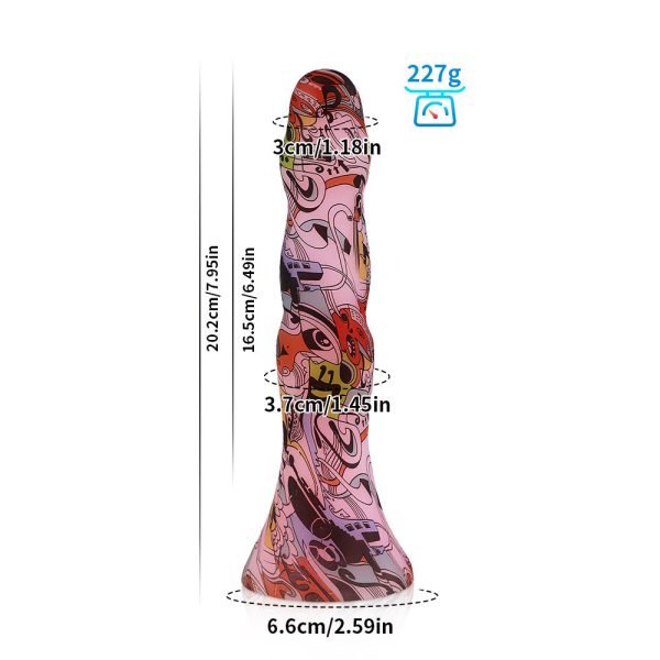 Vibrant Silicone Anal Toy - Image 9